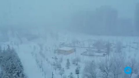 Starke Schneefälle in der Türkei