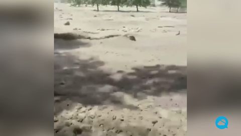Inundación por desborde violento de lago glaciar en Pakistán