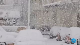 Gran nevada en Grecia y Turquía