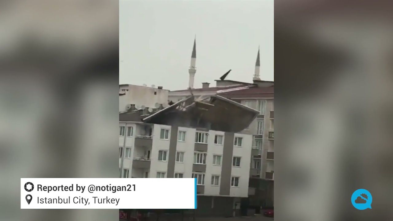 Krachtige storm teistert Turkije