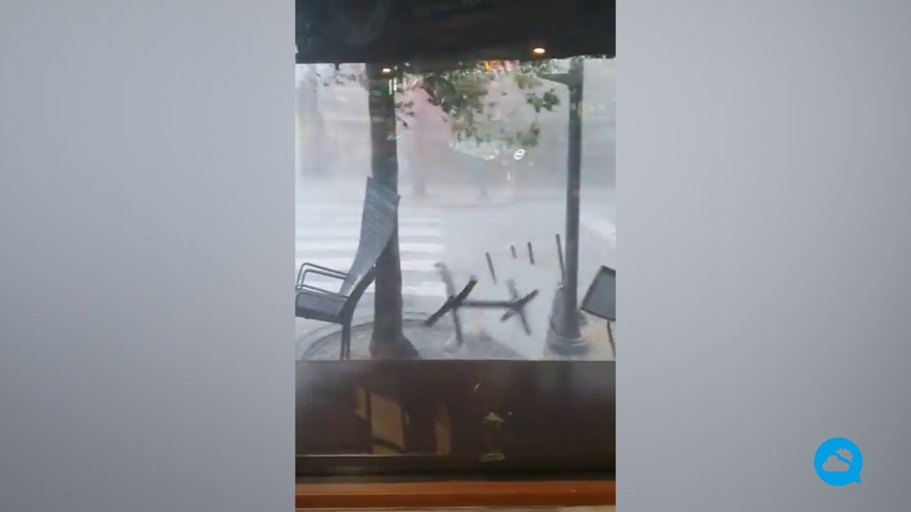 Tormentas muy intensas en la Península Ibérica