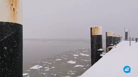 La neige atteint les côtes de l'Europe occidentale