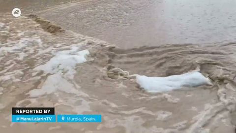 Tempestades muito violentas no sudeste de Espanha