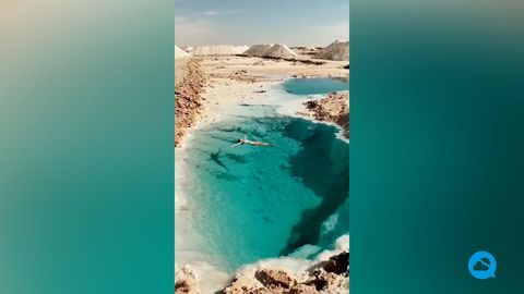Descubre las increíbles piscinas saladas del oasis de Siwa, Egipto