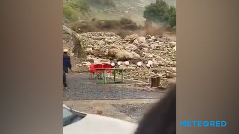 Espeluznante crecida repentina en Naran, Pakistan