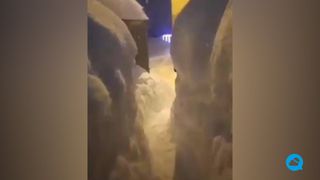 Chutes de neige brutales dans le kraï de Krasnoïarsk, Russie