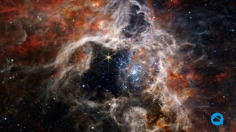El James Webb captura una increíble tarántula cósmica
